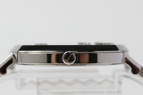 [Near MINT w/ Box] GUCCI Grip 157.3 YA157412 Pink Jump Hour 38mm Qz Men's Watch - Picture 8 of 21