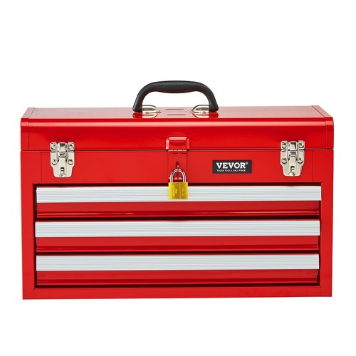 VEVOR Tool Box 218.4/457.2/520mm Portable Metal Tool Box 3/4/5 Drawers Organizer - Picture 9 of 72