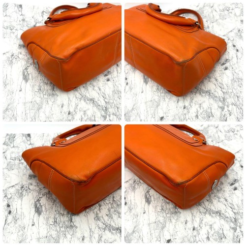 Celine Handtasche Beuteltasche Handtasche Boogie Leder orange echt - Bild 18 von 24