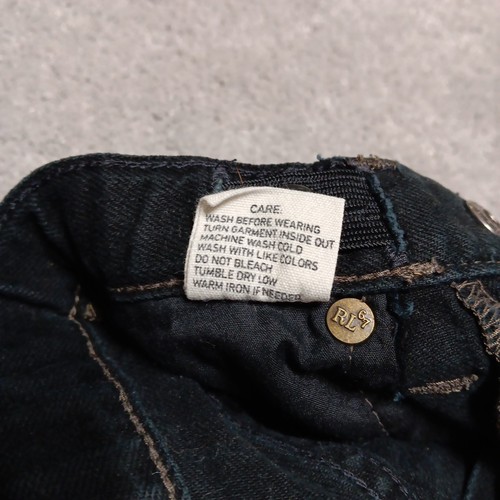 Polo Ralph Lauren The Hampton Straight Black Denim Jeans Boys Size 7 (21x22) - Picture 14 of 19