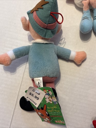 Rudolph Island of Misfit Toys Navidad Lote de 6 etiquetas CVS de peluche 7" Stuffins - Imagen 8 de 14