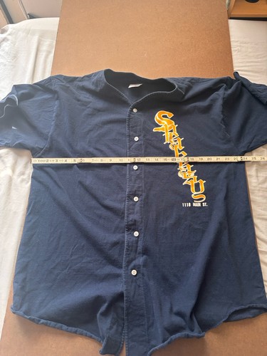 Vintage 90s Single Stitch Baseball V Neck T-Shirt Speakeasy GB, WI Size XL - Bild 9 von 11