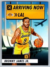2024-25 Panini Nba Hoops - Arriving Now Bronny James #12 (RC) Lakers