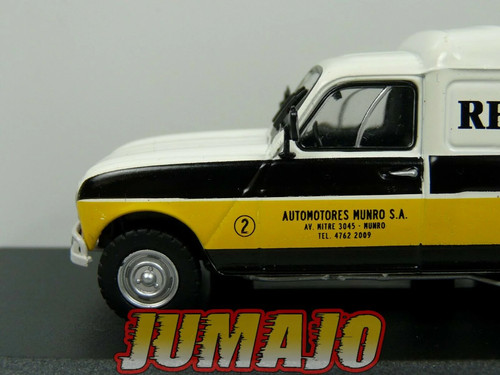 SER8 1/43 SALVAT Vehiculos Servicios RENAULT 4F Automotores service 1982 - Photo 7/8