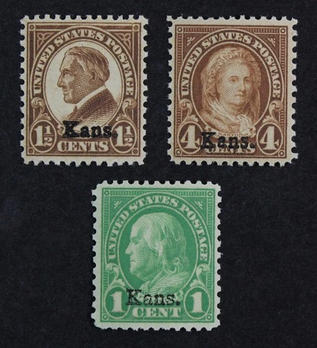 CKStamps: US Stamps Collection Scott#658 659 662 Mint NH OG