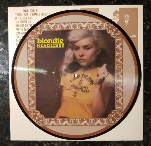 Blondie Rare 1978 PICTURE DISC Headlines LP Boston 1978 EX++/NM - Picture 3 of 7
