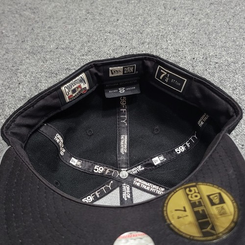 Montreal Expos Cap Hat Mens 7 1/4 Black Orange Cooperstown Fitted 59fifty Wool - Picture 10 of 14