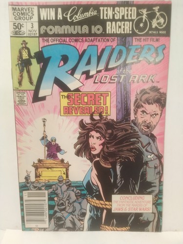 Juego de 3 cómics de Marvel Indiana Jones Raiders of the Lost Ark: en estado bastante bueno+ a casi nuevo-, #1-3 - Imagen 5 de 7