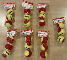 Lot of 7 x 3 Franklin Starter Tennis Red Balls Beginners Total 21 Balls NEW