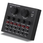 .›V8 Second Generation BT Computer Live Broadcast Voice Changing Card Black ABS