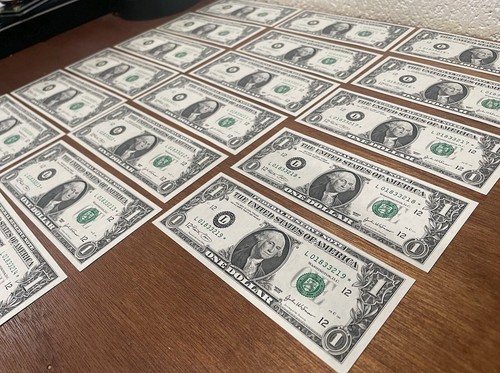 Set Of 19 $1 2003 Federal Reserve Note San Franscisco Consecutive Star Notes - Picture 5 of 14