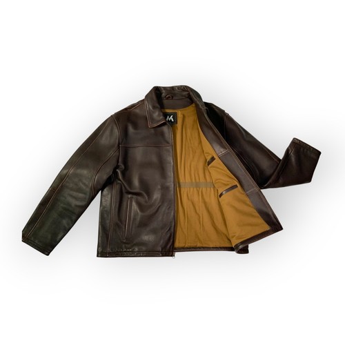 G III Apparel Herren Lederjacke XL braun Flieger klassischer Mantel - Bild 4 von 18