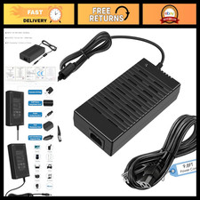 12V 15A Power Supply Adapter AC/DC Converter 100-240V 50/60Hz, 13.5FT Cord