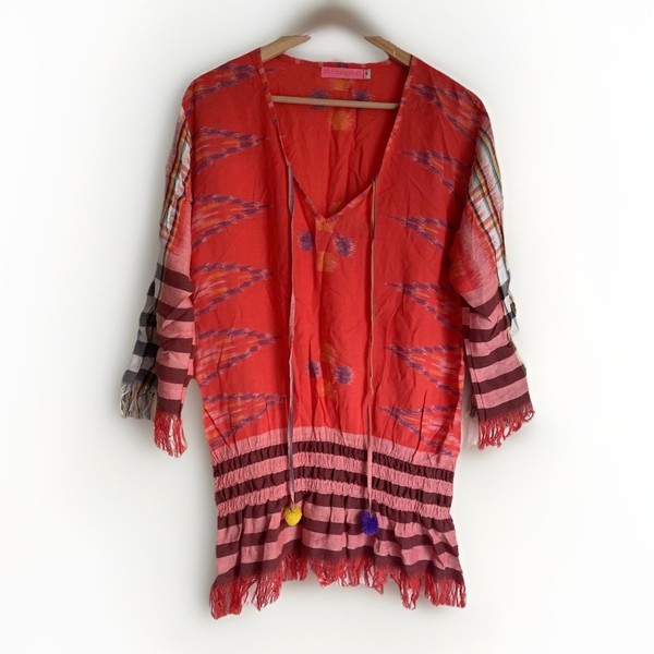 Feather & Find boho style top dress kaftan EUC - Size Medium
