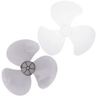 2pcs Fan 3 Leaves Replacement Plastic Table Fan Pedestal Fan Fan Parts