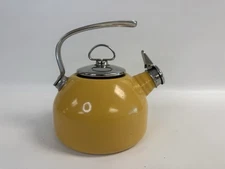 Chantal 1.8qt Enamel-on-Steel Classic Tea Kettle - Marigold Yellow