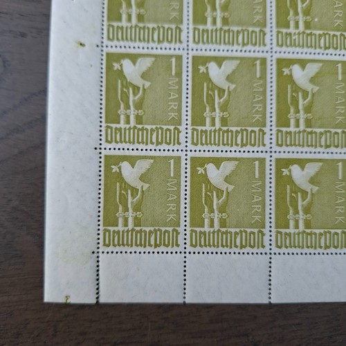 Alliierte Besetzung 1947 Freimarke 959 Pl.Nr 3 in komplett Bogen postfrisch - Bild 2 von 3
