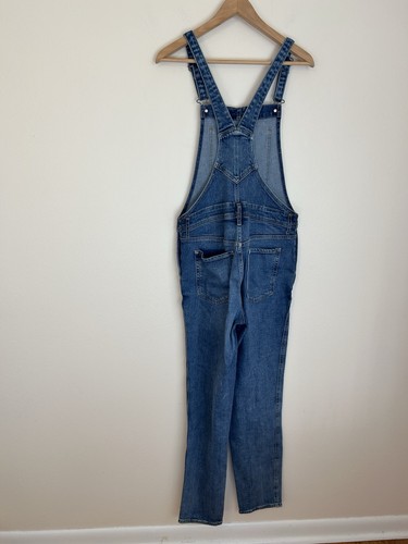 Old Navy Denim Latzhose Damen 6 Tall Blue Jeans Gartenarbeit Jeans Farmer - Bild 3 von 5