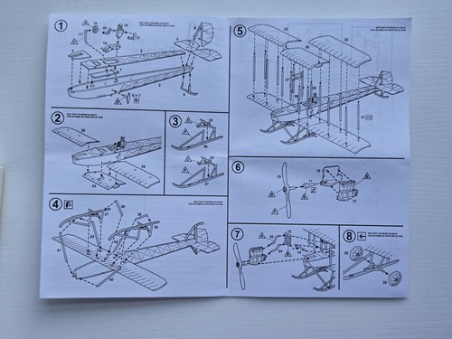 Lindberg Models Plastikbausatz im Maßstab 1:48 Avro Doppeldecker 1911 (nur Modellbausatz) - Bild 11 von 11