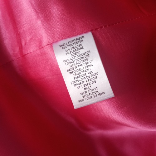 Milly Minis Girls Pink Double Breasted Coat Size 12 - Picture 7 of 9