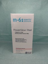 M-61 Power Glow Peel 1 Minute 1 Step Exfoliating Facial Peel 60 Treatments NEW