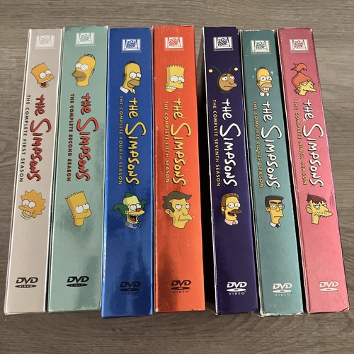 The Simpsons DVD Collectors Edition Season 1,2,4,5,7,8,9 *Missing One Disk* - Picture 2 of 14