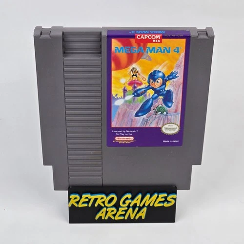 Mega Man MegaMan 4 (Nintendo NES) Cartridge CLEANED & TESTED