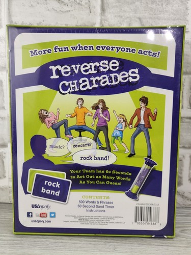 Neu versiegelt Original Reverse Charades Familie Team Party Spiel, 3+ Spieler, Alter 6+ - Bild 2 von 6