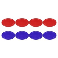 8Pcs Air Hockey Pucks 2.5 Inch, Air Hockey Heavy Replacement Pucks Game Tables