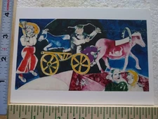 Postcard The Cattle Dealer by Marc Chagall