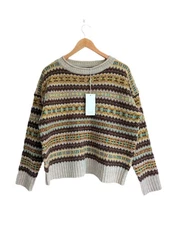 Toast Jumper SIZE MEDIUM 100% Wool Fair Isle Knit Sweater Pullover BNWT NEW