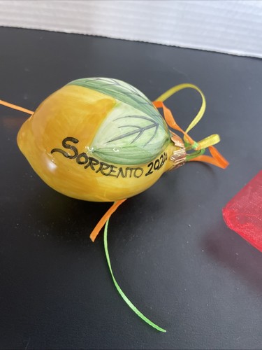 Sorrent 2024 Ornament in Zitronenform Keramik
