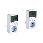 2 Count Programmierbarer Digitaler Timer Schaltuhr Steckdose -Sockel