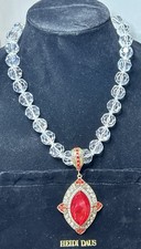 Heidi Daus Showstopper Red And Clear Crystal ...