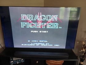 Dragon Fighter Nintendo Entertainment System 1992 NES Rare, Cart Only, Tested!