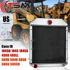 3-Row Radiator For Case-IH 1845B 1845 1845S 480D 480LL 580D 584D 585D 586D 580SD
