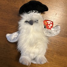 Ty Beanie Baby 6  Plush Owl Class of 2004 Graduation Edition With Tags