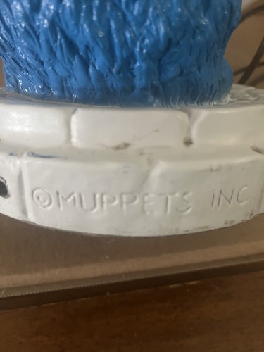 Vintage 1970s Jim Hensons Muppets Inc Sesame Street Cookie Monster Table Lamp - Picture 4 of 9