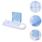  2 PCS Zahnbürstenhalter Fahren Badezimmerarbeitsplatte Organisator Elektrische