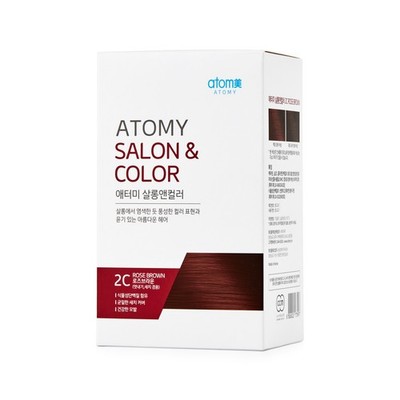 Atomy Salon & Color Rose Brown 2C Color Salon Quality Convenient 120ml NEW
