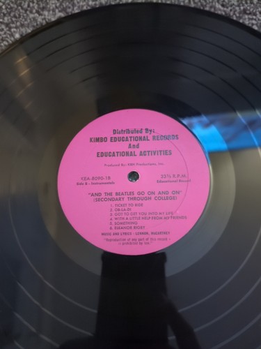 And The Beatles Go On And On Hits Of The Beatles Vinyl LP - Bild 8 von 8