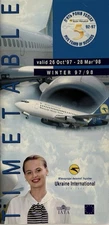 Ukraine International Airlines Timetable - Oct 1997
