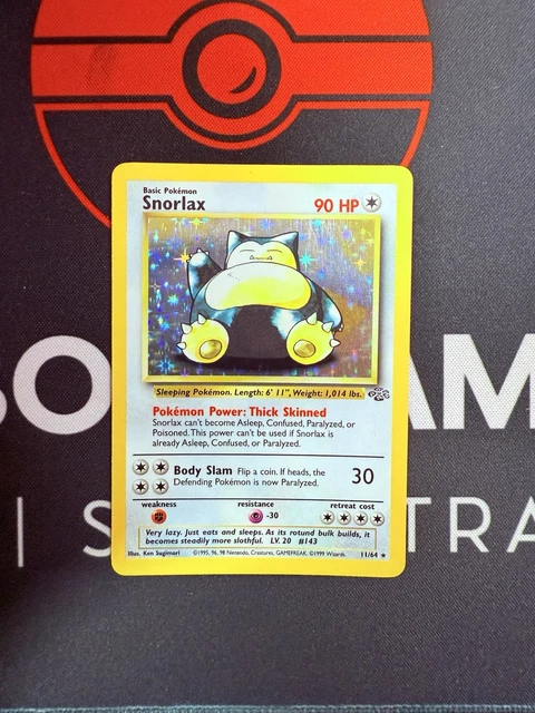 Snorlax Holo Jungle 1999 Pokemon #8