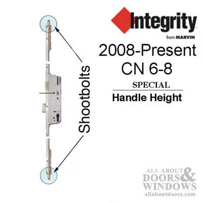 Integrity Active 45/92 Multipoint Lock CN 6-8 Shootbolt Stainless