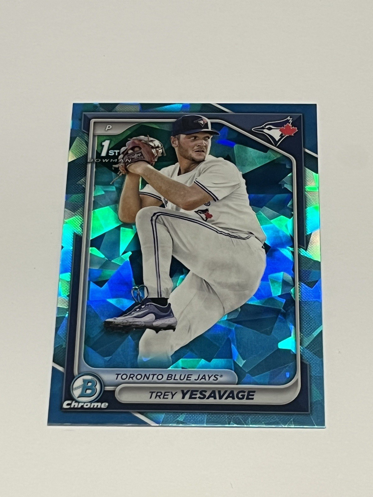 2024 Bowman Draft Chrome Sapphire Trey Yesavage Sapphire 1st #BDC-92 Blue Jays