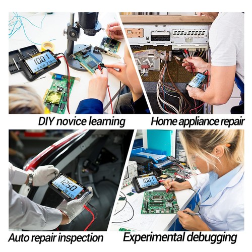 Digital Multimeter Tester,4000 Counts Voltage Tester,Auto-Ranging TRMS Volt M... - Picture 5 of 7