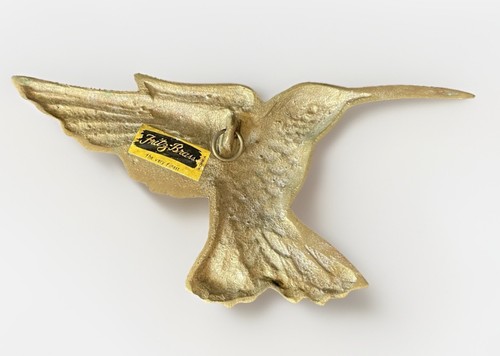 Vintage Brass Hummingbird Fritz Small Hanging Decor - Picture 2 of 5