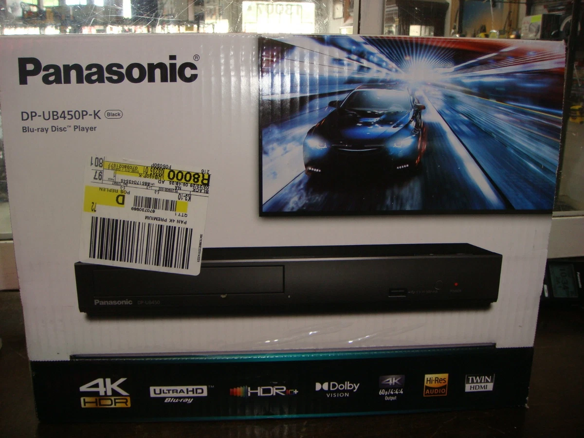 Panasonic DP-UB450P-K 4K Blu Ray Player HDR10 Dolby Vision Dolby