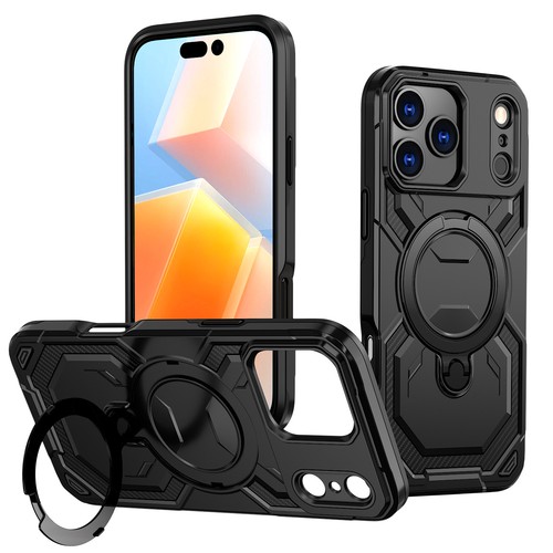For iPhone 17 Pro Max Case Magnetic 360° Stand & Military-Grade Protection Cover - Picture 9 of 15