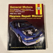 Haynes 38015 Repair Manual 1982-1994 Buick Cadillac Chevrolet Olds Pontiac